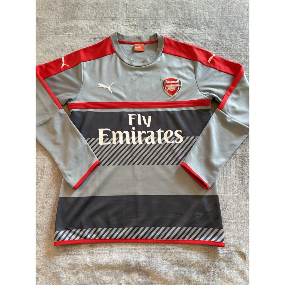 Arsenal Puma Training Top Football Shirt Soccer Jersey Size Medium